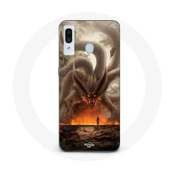 Coque Maniacase för Samsung Galaxy A40 Naruto Kurama