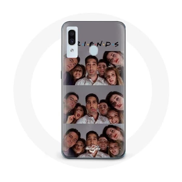 Coque - Vänner - Samsung Galaxy A30 - Mjuk - Grå - Skydd