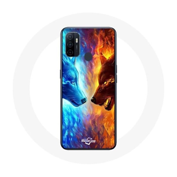 Coque Oppo A53 Isbjørn af ild og is