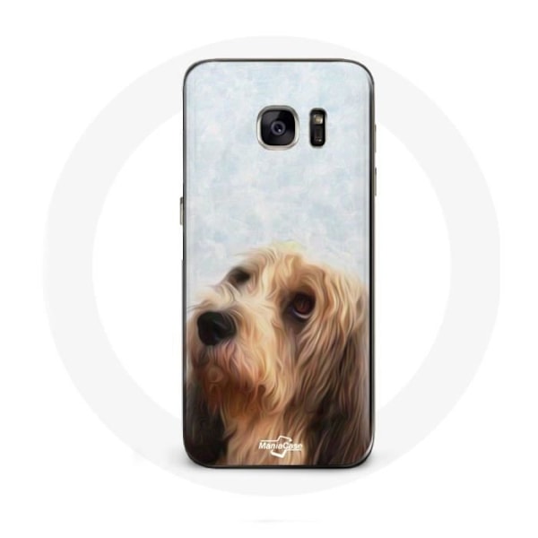 Coque - Petit Basset Griffon Vendéen - Samsung Galaxy S6 Edge - Mjuk - Svart - Skydd