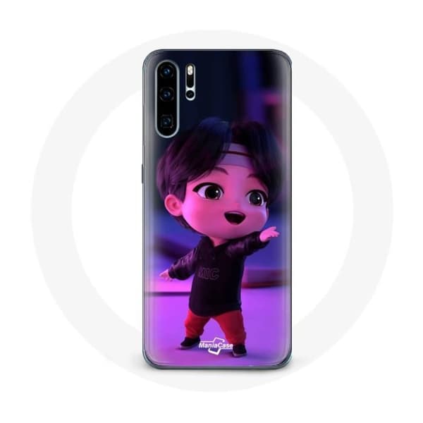 Coque för Huawei P30 BTS TinyTAN Jin Animation