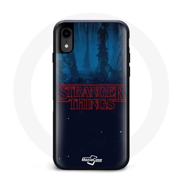 Coque - Stranger Things - Iphone XR - Souple - Logo - Blå
