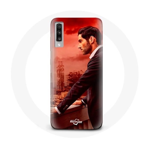 Coque - Samsung - Galaxy A70 - Röd - Flexibel - Lucifer Morningstar Säsong 5