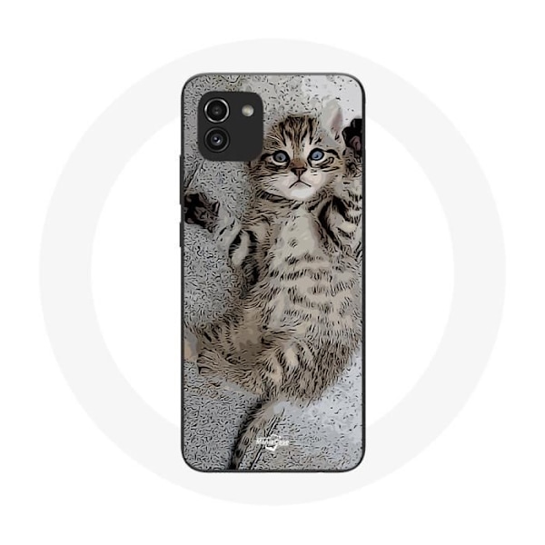 Samsung Galaxy A03 fodral Bengal katt sover