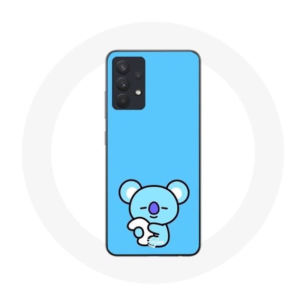 Skydd för Samsung Galaxy A13 5G Bangtan BTS BT21 Koya RM Blått Bakgrund