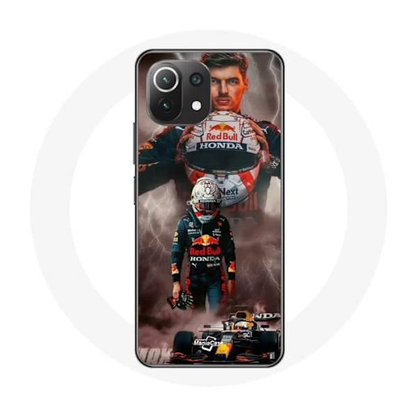 Coque - Maniacase - Xiaomi Mi 11 Lite - Formel 1 Max Verstappen - Mjuk - Svart