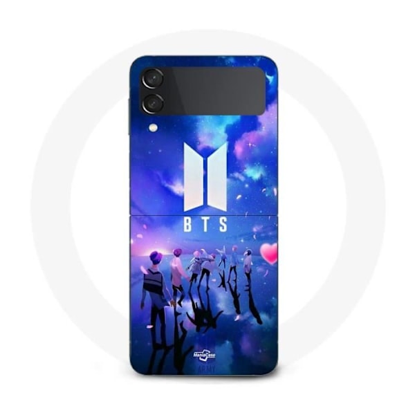 Coque - Samsung - Galaxy Z Flip4 - BTS gruppsymbol armé - Flexibel - Blå