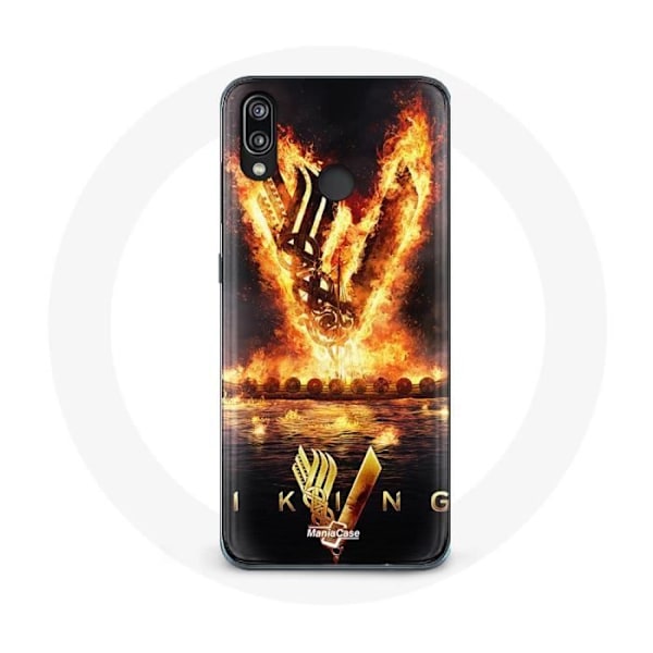 Coque - Vikings - P20 Lite - Logo V Eldsvärd - Stötskydd - Svart Svart
