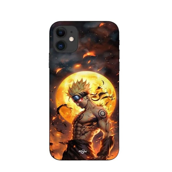 Coque Maniacase för Iphone 11 mörk naruto måne 3D svart