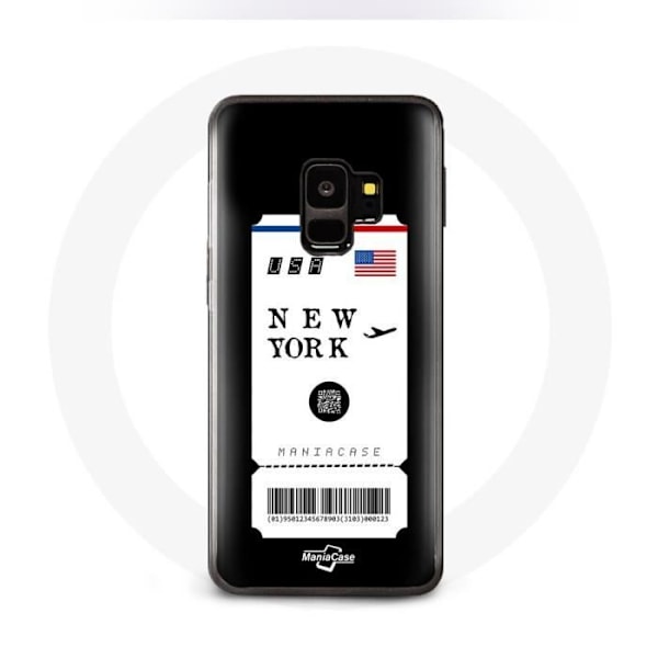 Skydd för Samsung Galaxy S9 Plus Flygbiljett New York