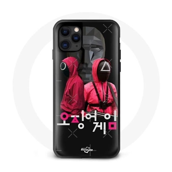 Wrap - Maniacase - Iphone 12 Pro - Svart - Mjuk - Squid Game Svart