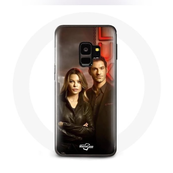 Coque för Samsung Galaxy S9 plus Chloe Decker och Lucifer Morningstar