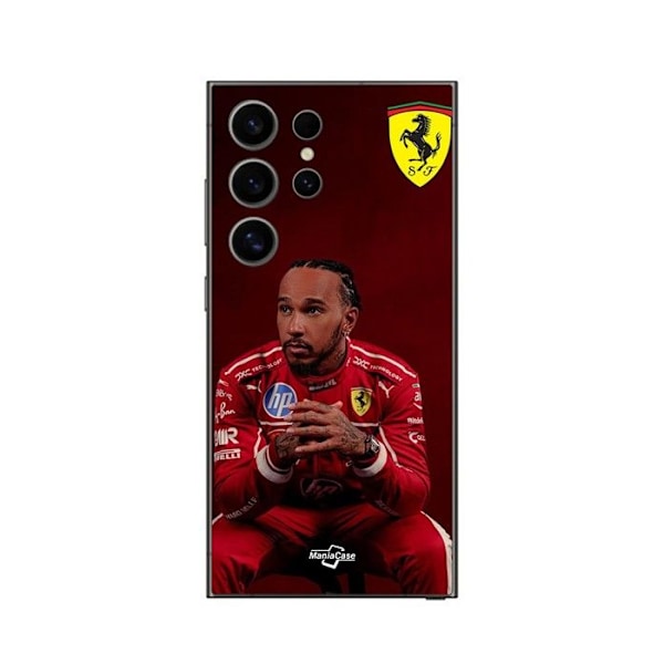Telefonfodral - Scuderia Ferrari - Samsung Galaxy S24 Ultra - Mjuk - Silikon - Svart Svart