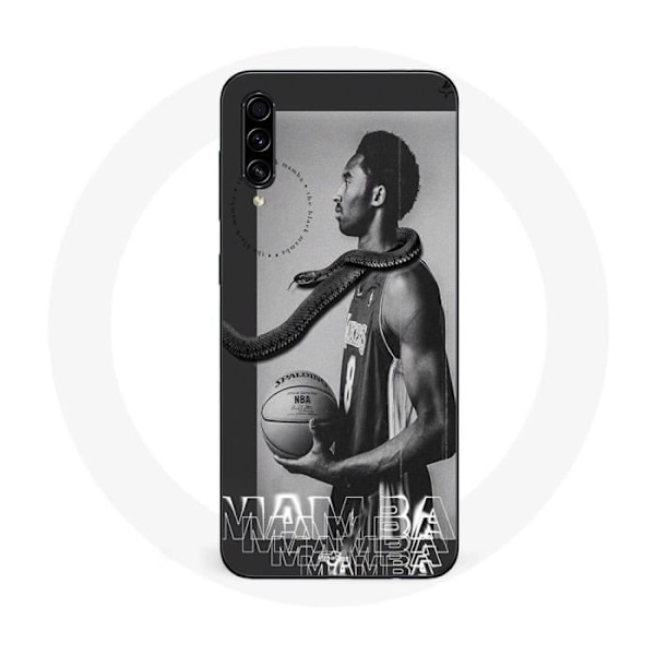 Telefonfodral - Maniacase - Samsung Galaxy A50 - Kobe Bryant - Svart - Mjuk Svart