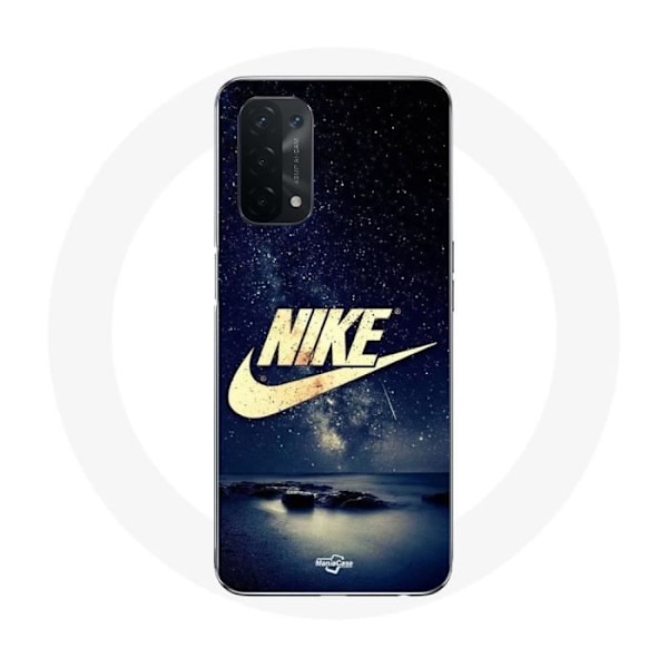 Coque - Nike - Oppo A54 5G - Guldlogotyp - Stjärnklar Natt - Mjuk Doré, Stjärnig Natt