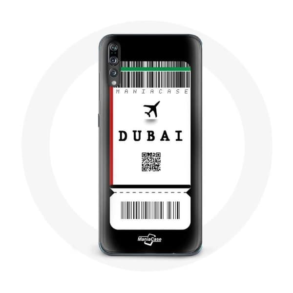 Coque - MANIACASE - Samsung Galaxy P20 Pro - Flybillet Dubai - Blød - Sort