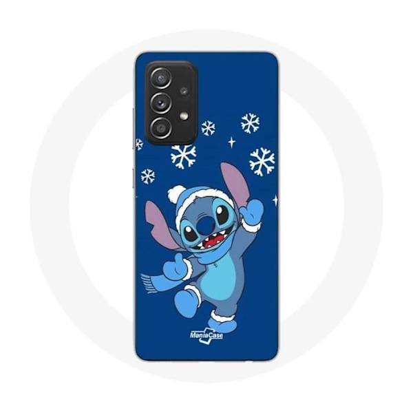 Coque - Maniacase - Samsung Galaxy A33 5G - Stitch snö jul - Silikon - Mjuk svart