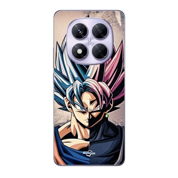 Coque - Xiaomi - Redmi Note 14 Pro 5G - Dragon Ball Z - Goku SSJ - Flexibel Svart