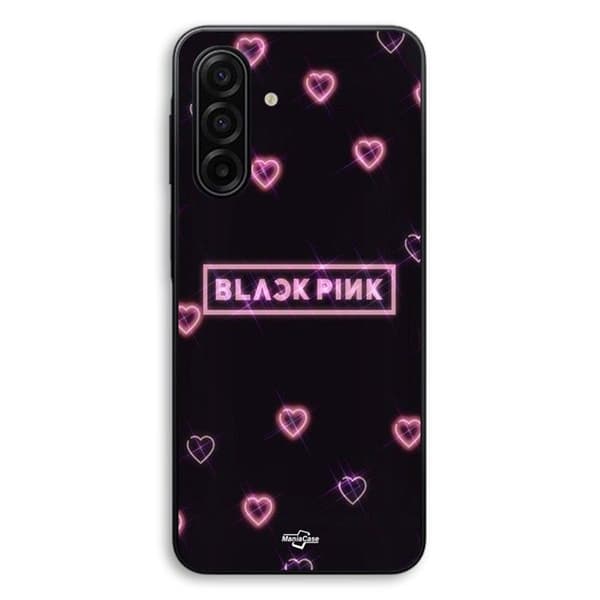 Coque til Samsung Galaxy A56 Blackpink hjerte rosa Maniacase Svart