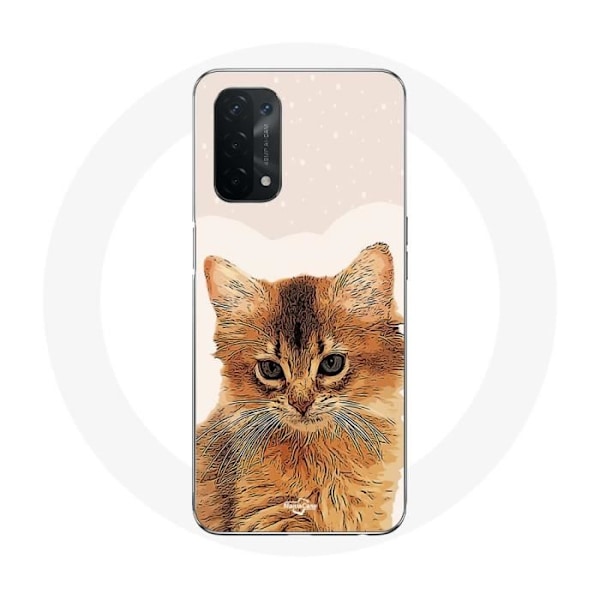 Skyddsfodral för Oppo A74 Somali kattras