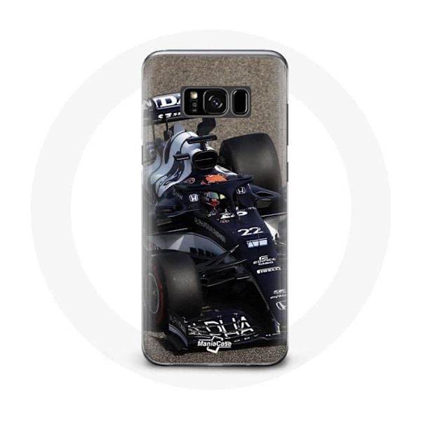 Coque för Samsung Galaxy S8 plus Formule 1 Yuki Tsunoda F1-förare Blå