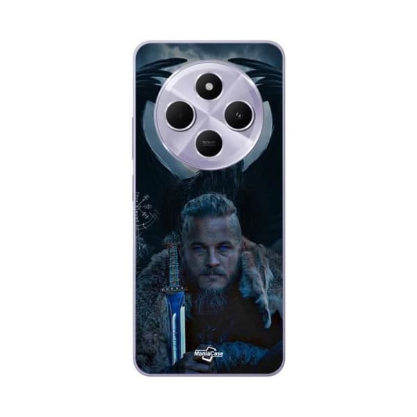 Coque - Maniacase - Xiaomi Redmi 14C - Sort - Blød - Ravn