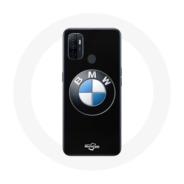 Coque - Maniacase - Oppo A53 - BMW-logotyp - Svart - Hårdt beskyttelse Svart