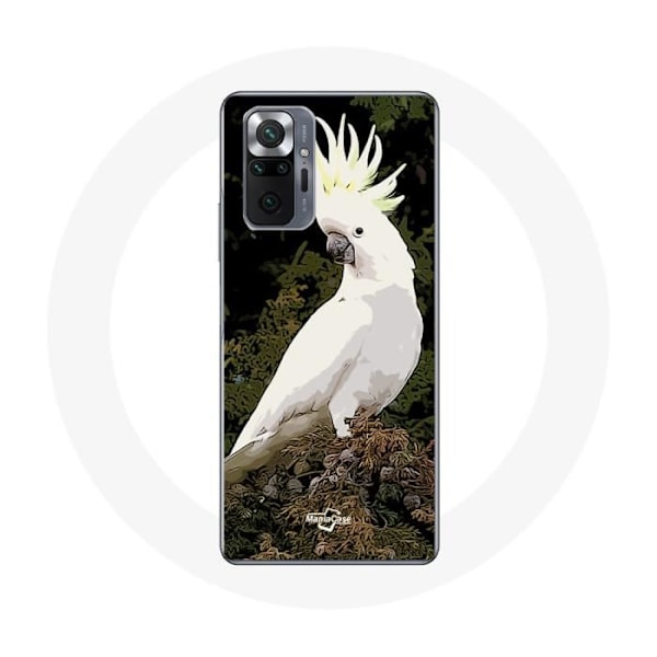 Coque för Xiaomi Redmi Note 10 Pro Cacatoes Papegojor Vita på trädet