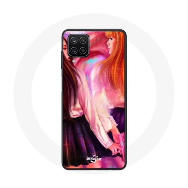 Coque för Samsung Galaxy A12 Blackpink Rosé och Lisa AS IF IT'S YOUR LAST Poster Fanart