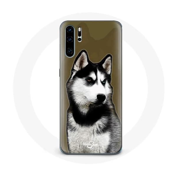 Siberian Husky cover til Huawei P30