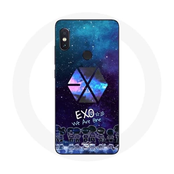 Coque för Xiaomi Redmi Note 5 Pro Exo Grupp K-pop Logotyp vi är en