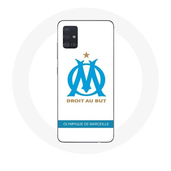 Skal för Samsung Galaxy A51 5G Olympique de Marseille Logotyp Vitt Bakgrund