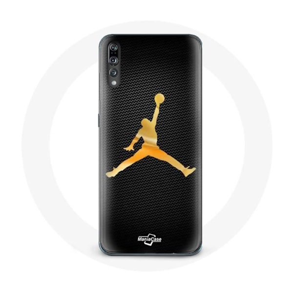 Skydd för Huawei p20 Air med michael jordan-logotyp i gult