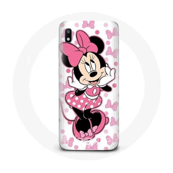 Coque för Samsung Galaxy A10 Minnie Mouse Söt Rosa Tecknad