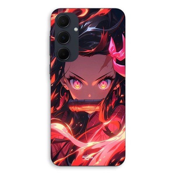 Coque - Maniacase - Samsung Galaxy A35 - Demon Slayer Nezuko Kamado - Mjuk - Silikon