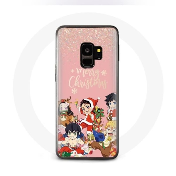 Coque för Samsung Galaxy S9 Plus Demon Slayer God Jul affisch Anime Manga