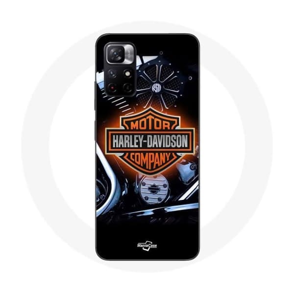 Coque - Harley Davidson - Redmi Note 11 5G - Blød - Hvid - Logo Mønster