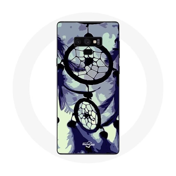 Coque för Samsung Galaxy Note 9 Drömfångare lila grå och svart