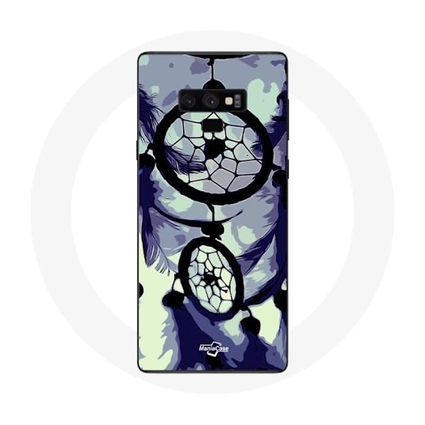Cover til Samsung Galaxy Note 9 Drømmefanger lilla grå og sort