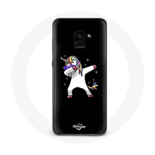 Coque för Samsung Galaxy A8 Plus Dab unicorn licorne