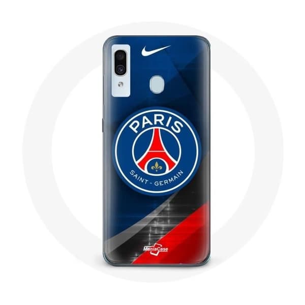 Coque för Samsung Galaxy A20 PSG Paris Saint Germain-logotyp