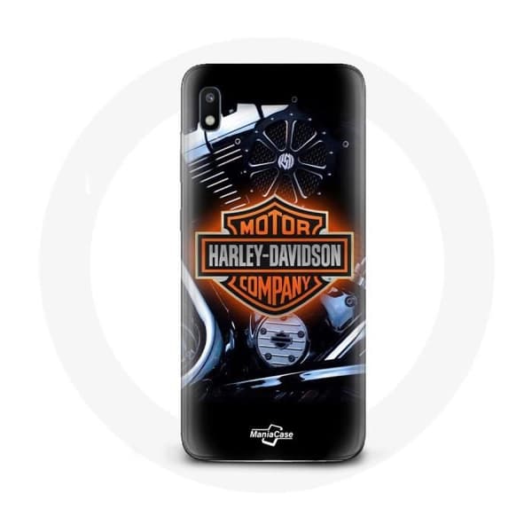 Cover til Samsung Galaxy A10 Harley Davidson bilfirma logo Svart