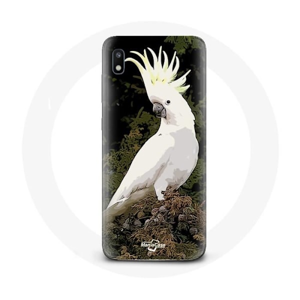 Coque - Kakadu - Samsung Galaxy A10 - Mjuk - Vit - Papegojor på trädet Vit