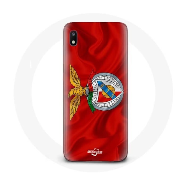 Coque - Maniacase - Samsung Galaxy A10 - Mjuk - Skydd - Benfica-mönster Svart