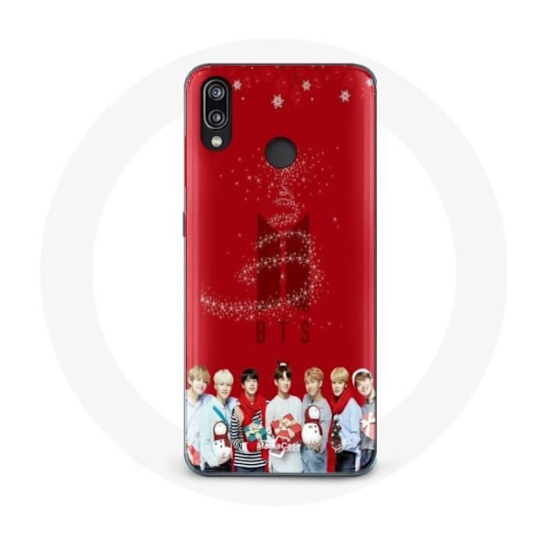 Coque för Huawei P20 Lite BTS Bangtan Killar Röd Bakgrund Julklapp 2023