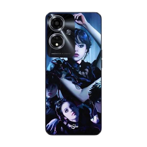 Coque för Oppo A59 5G onsdag Mercredi Addams Maniacase