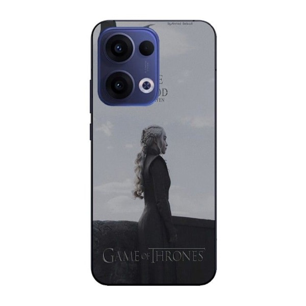 Mobilskal - Maniacase - Oppo Reno 13 5G - Silikon - Mjuk - Game of Thrones Svart
