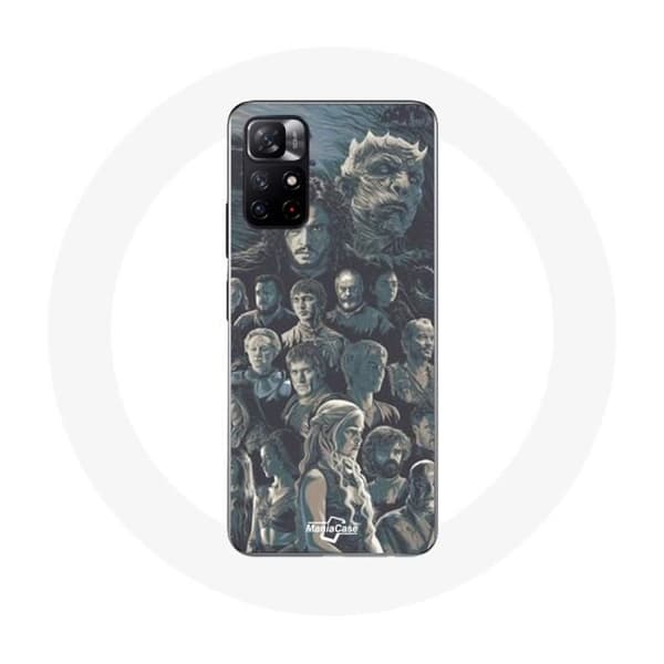 Coque - Xiaomi - Redmi Note 11s 5G - Game of Thrones - Karaktärsaffisch - Mjuk Grå