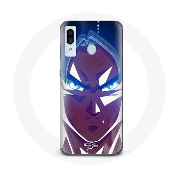 Mobil skal för Samsung Galaxy A20e Dragon Ball Goku Arg ansikte