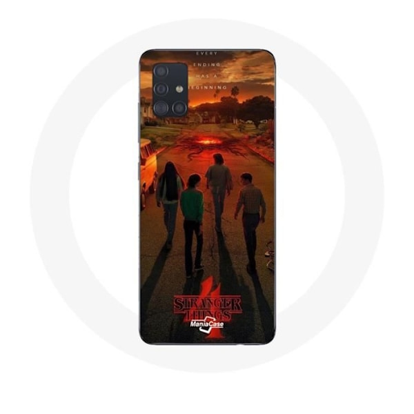 Coque för Samsung Galaxy A51 5G Stranger Things Säsong 4 Affisch Konst Utrustningar av den Nya Teorin